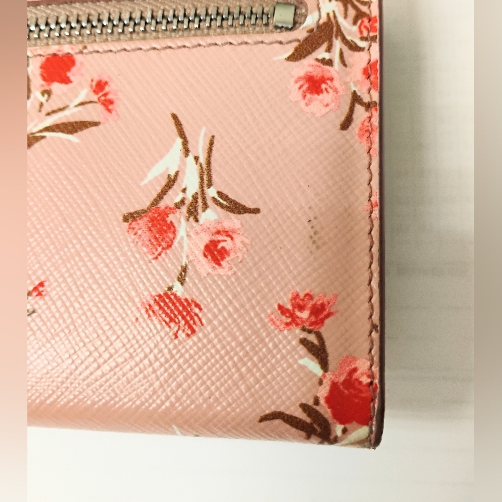 2FER Prada Long Wallet & Card Holder - Pink Floral - Picture 5 of 16